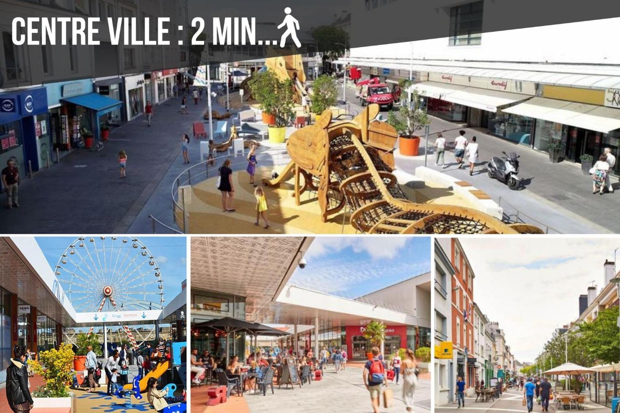 La Deferlante - Hyper Centre - Parking Prive - 300 M Plage サン・ナゼール エクステリア 写真